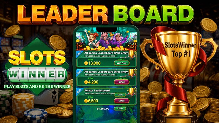 Slotswinner leaderboard screen